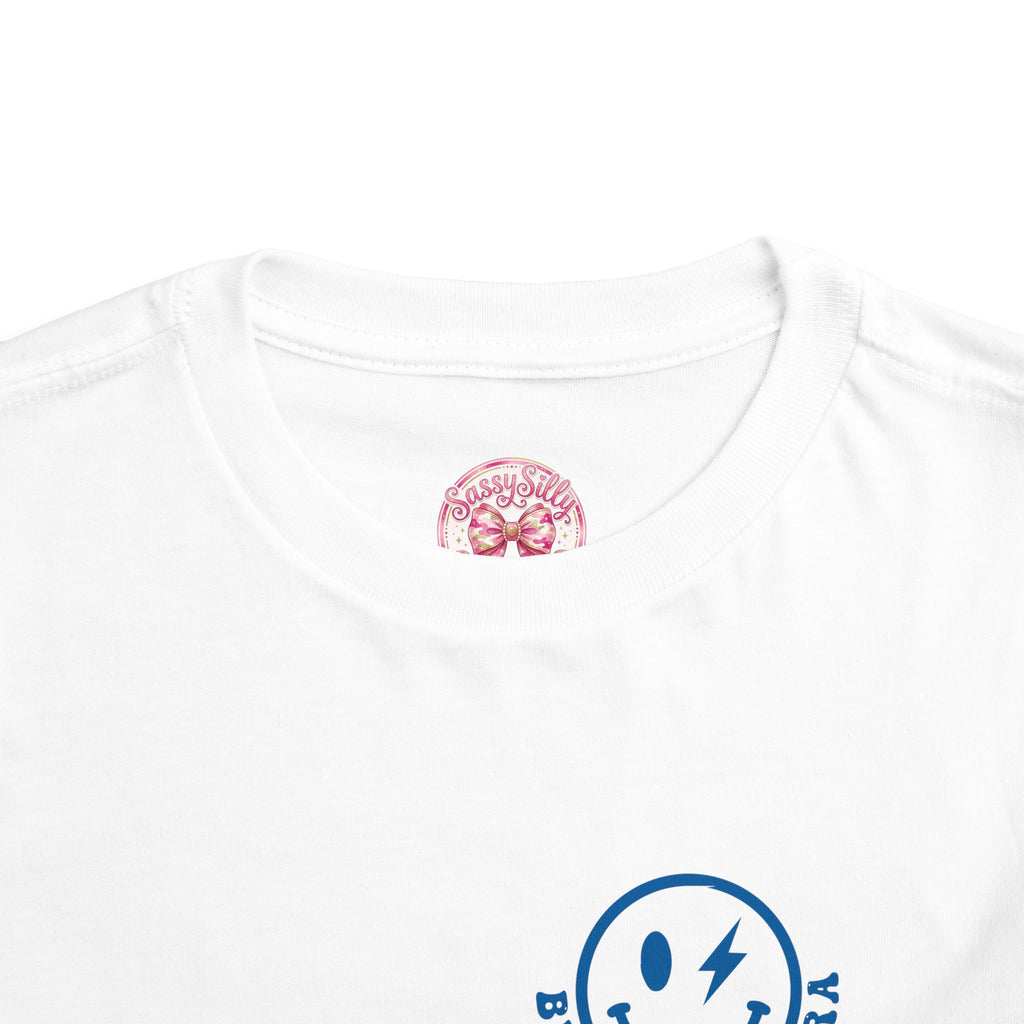Toddler Tee — "In My Big Brother Era" Retro Smile Graphic