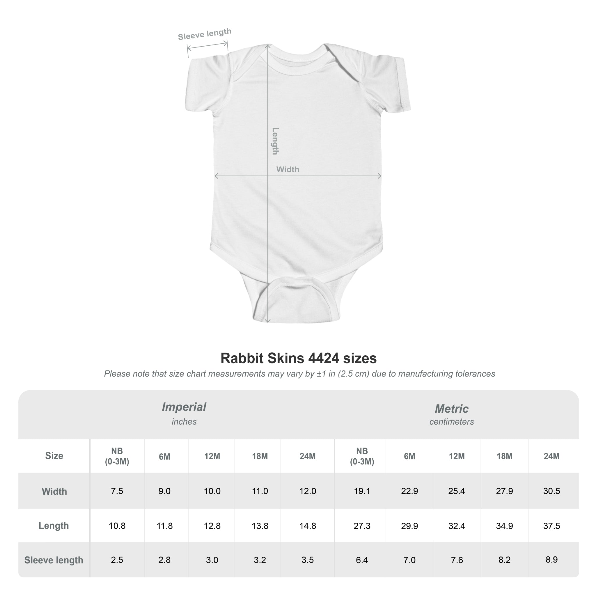 BUBS RWB Infant Bodysuit