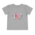 Toddler Tee — "SIS" Checkerboard RWB Graphic