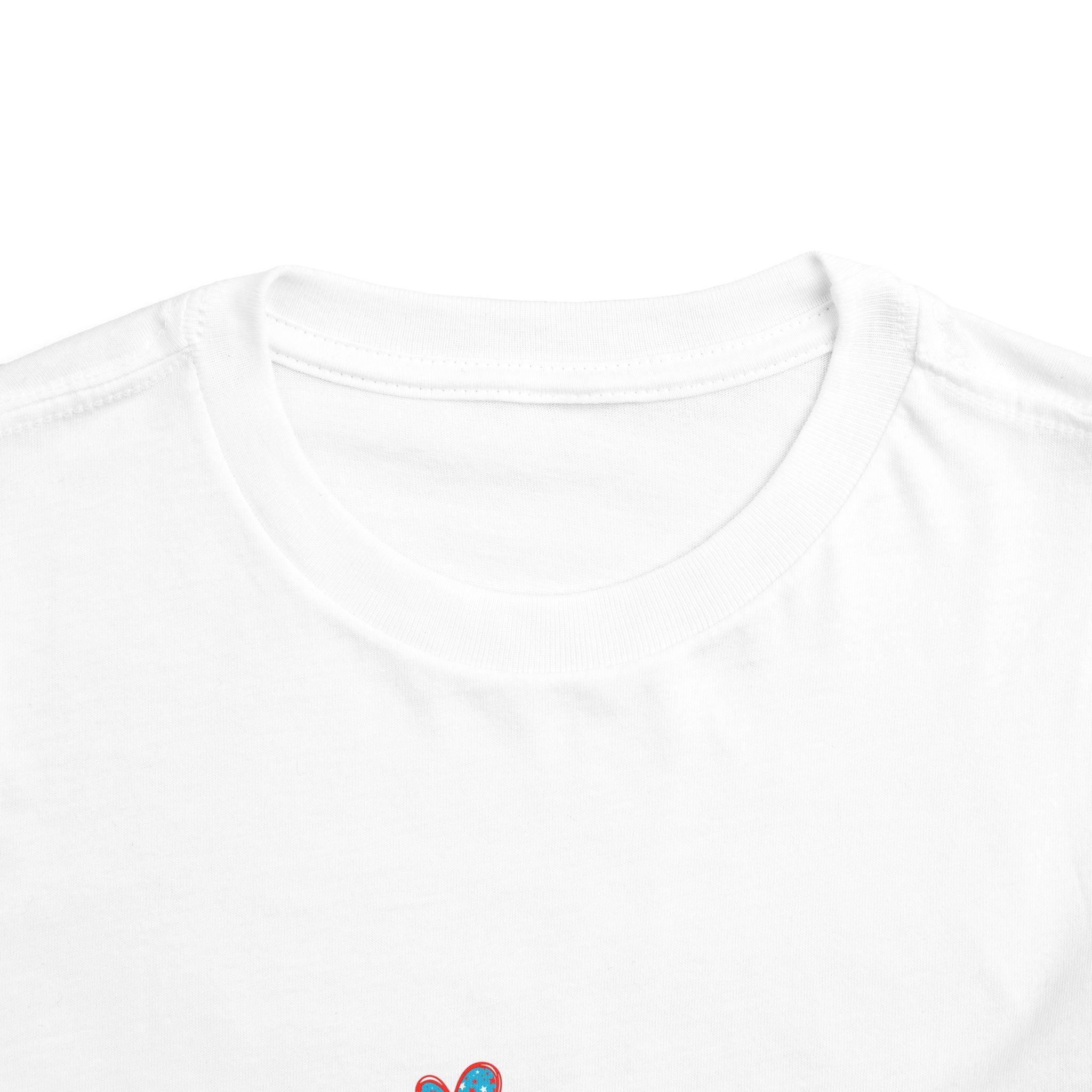 Toddler Tee — "SIS" Checkerboard RWB Graphic