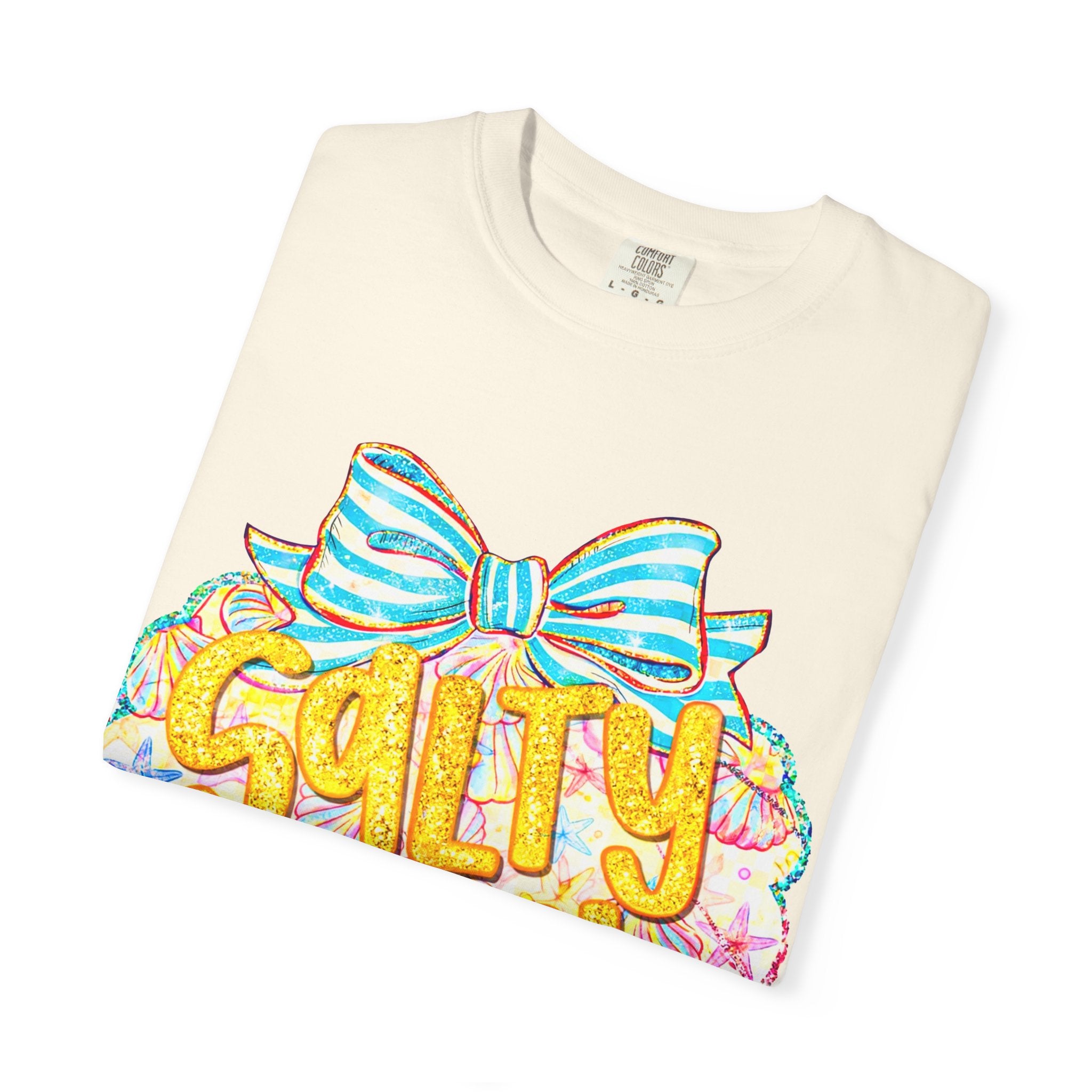 Salty Soul Beach Tee — Retro Nautical Graphic T-Shirt