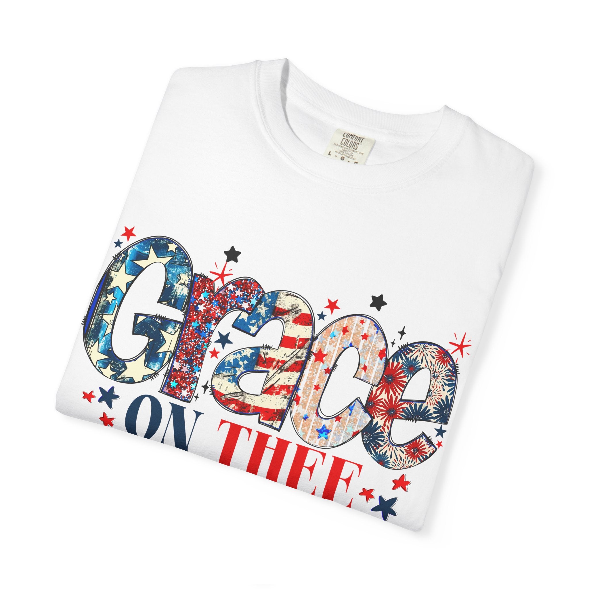 Grace On Thee Patriotic T-Shirt