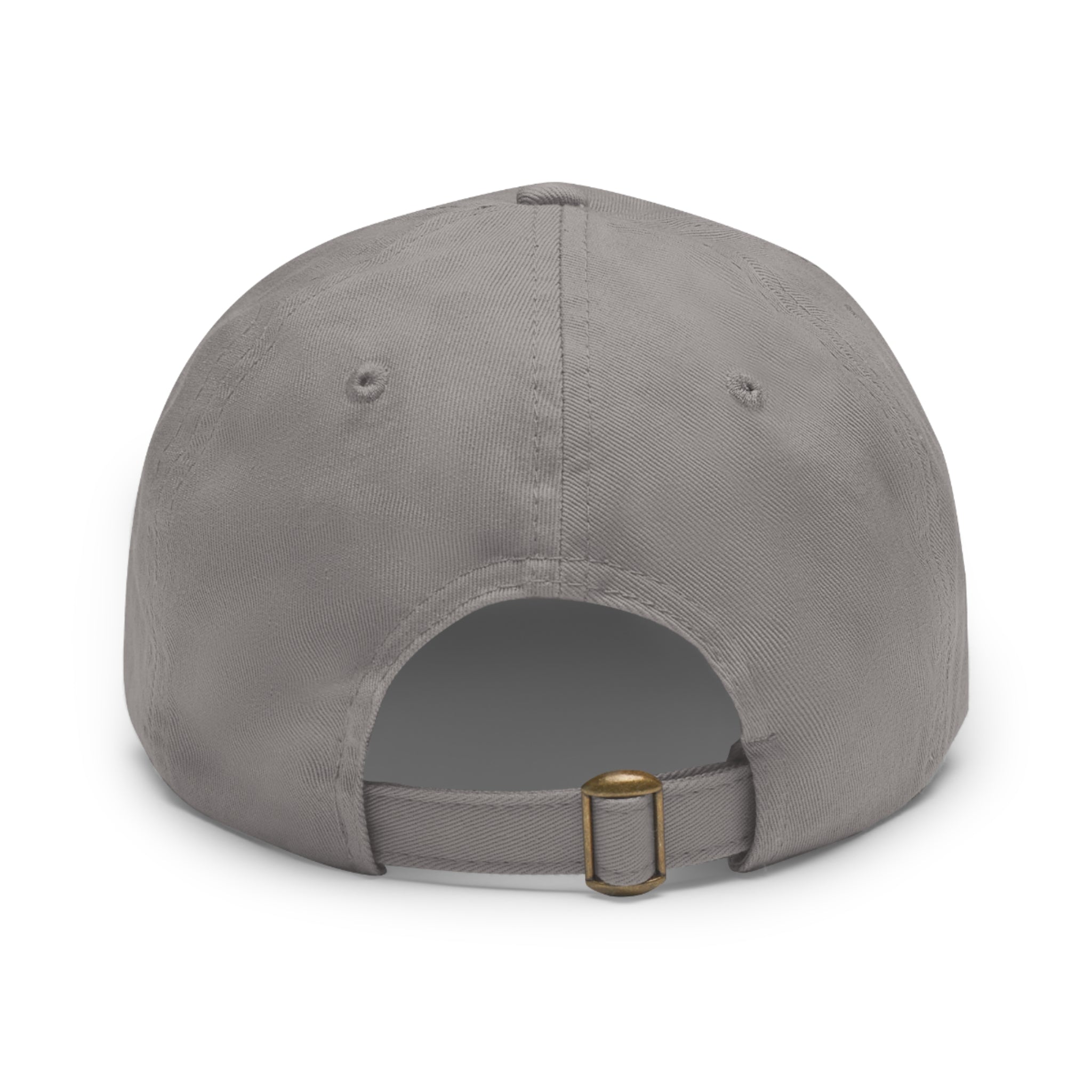 Pink Ribbon Bow Leather Patch Dad Hat — Cute Floral Bow Baseball Cap