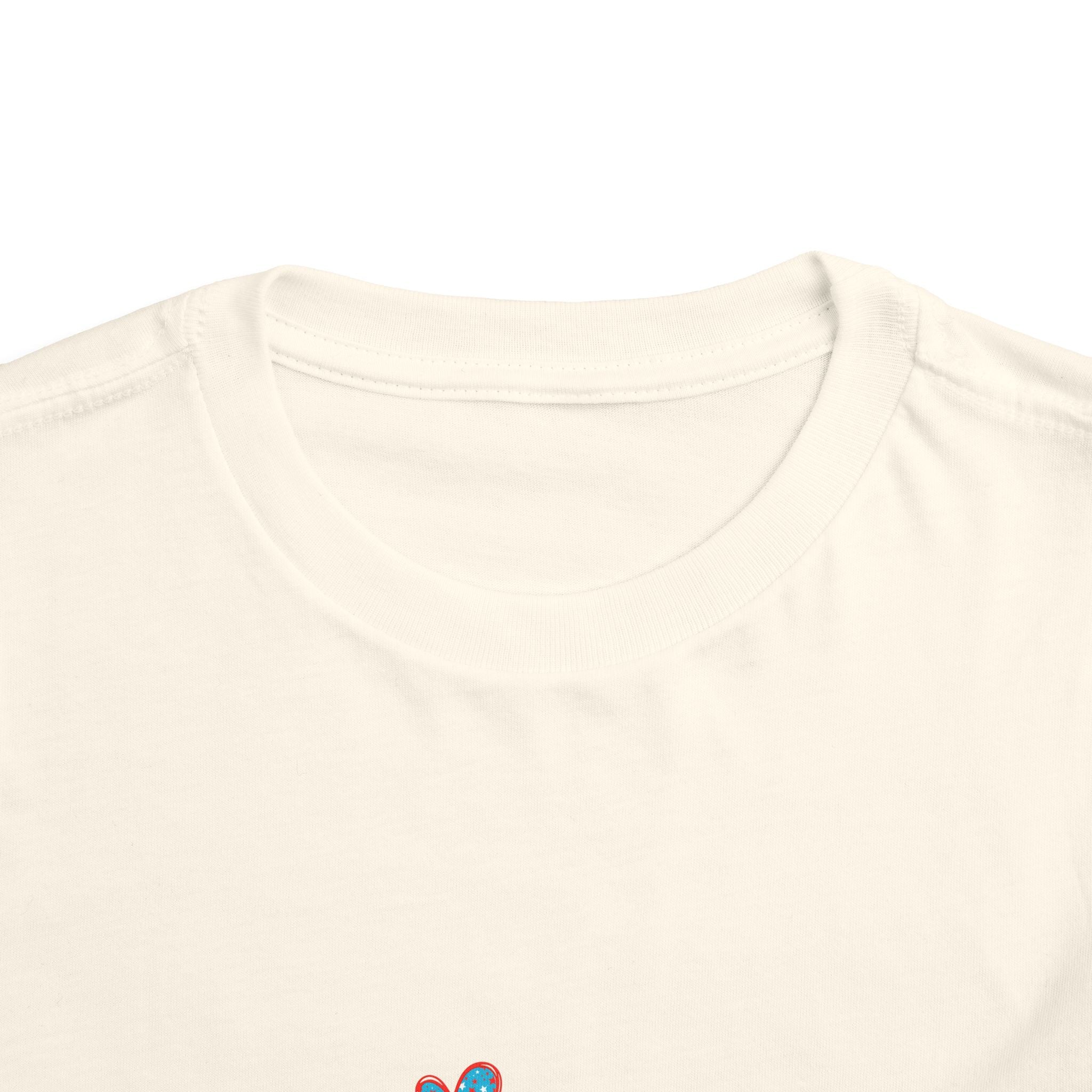 Toddler Tee — "SIS" Checkerboard RWB Graphic
