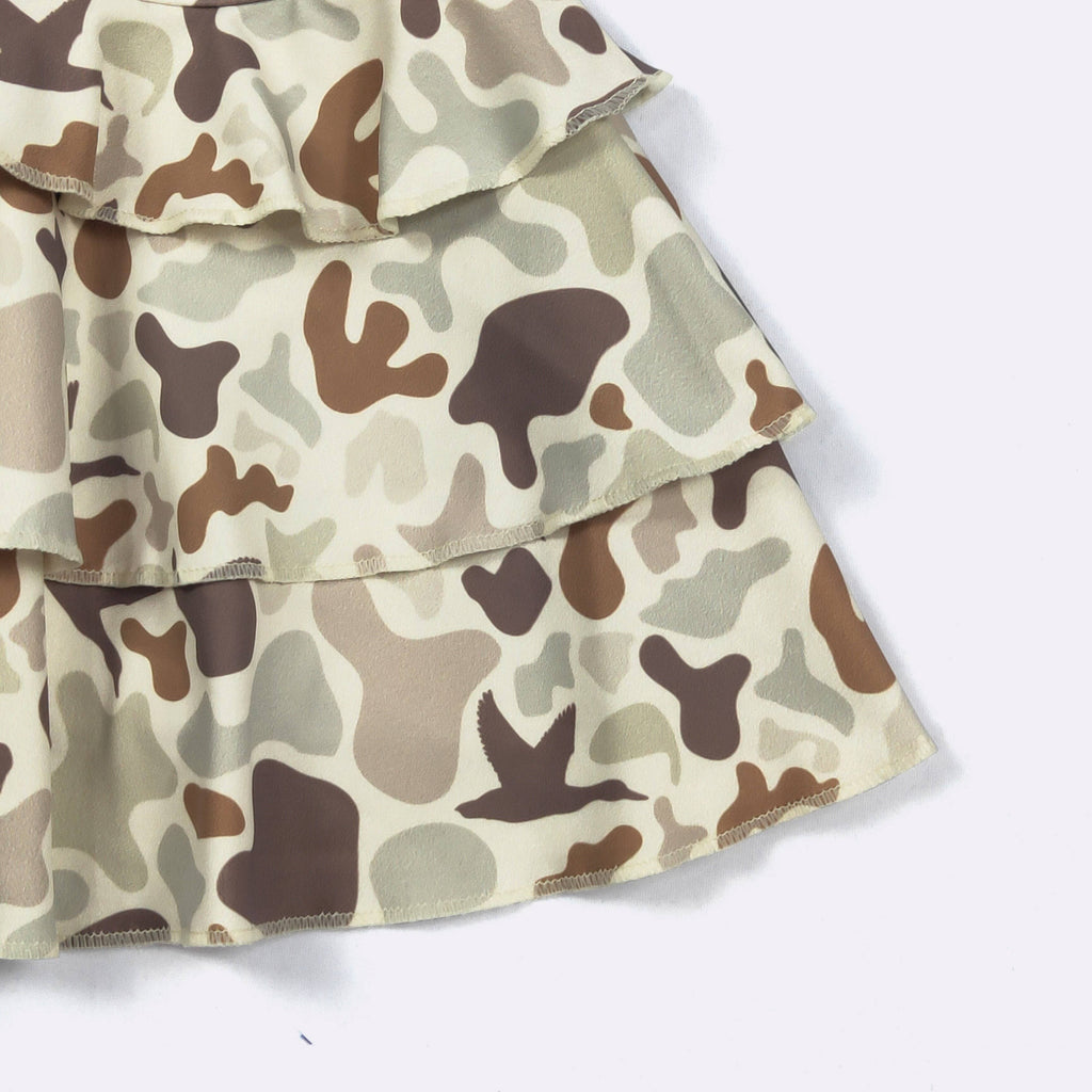 Muted Camo Girls Skort Set