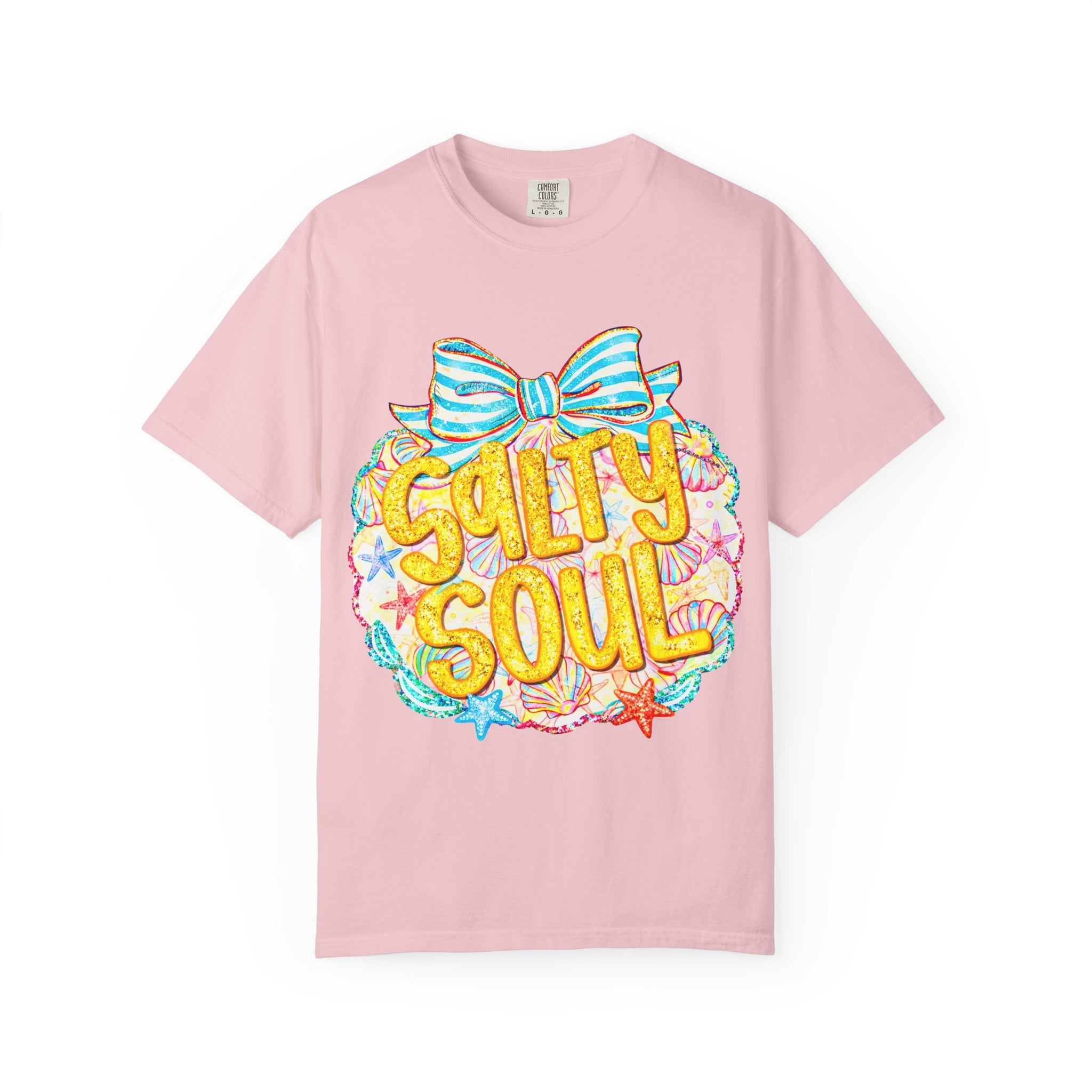 Salty Soul Beach Tee — Retro Nautical Graphic T-Shirt