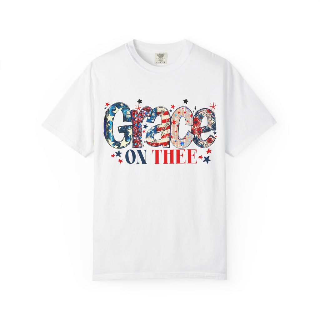 Grace On Thee Patriotic T-Shirt