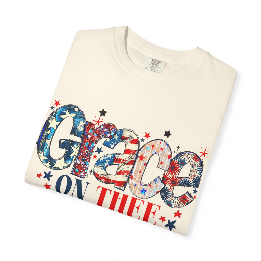Grace On Thee Patriotic T-Shirt