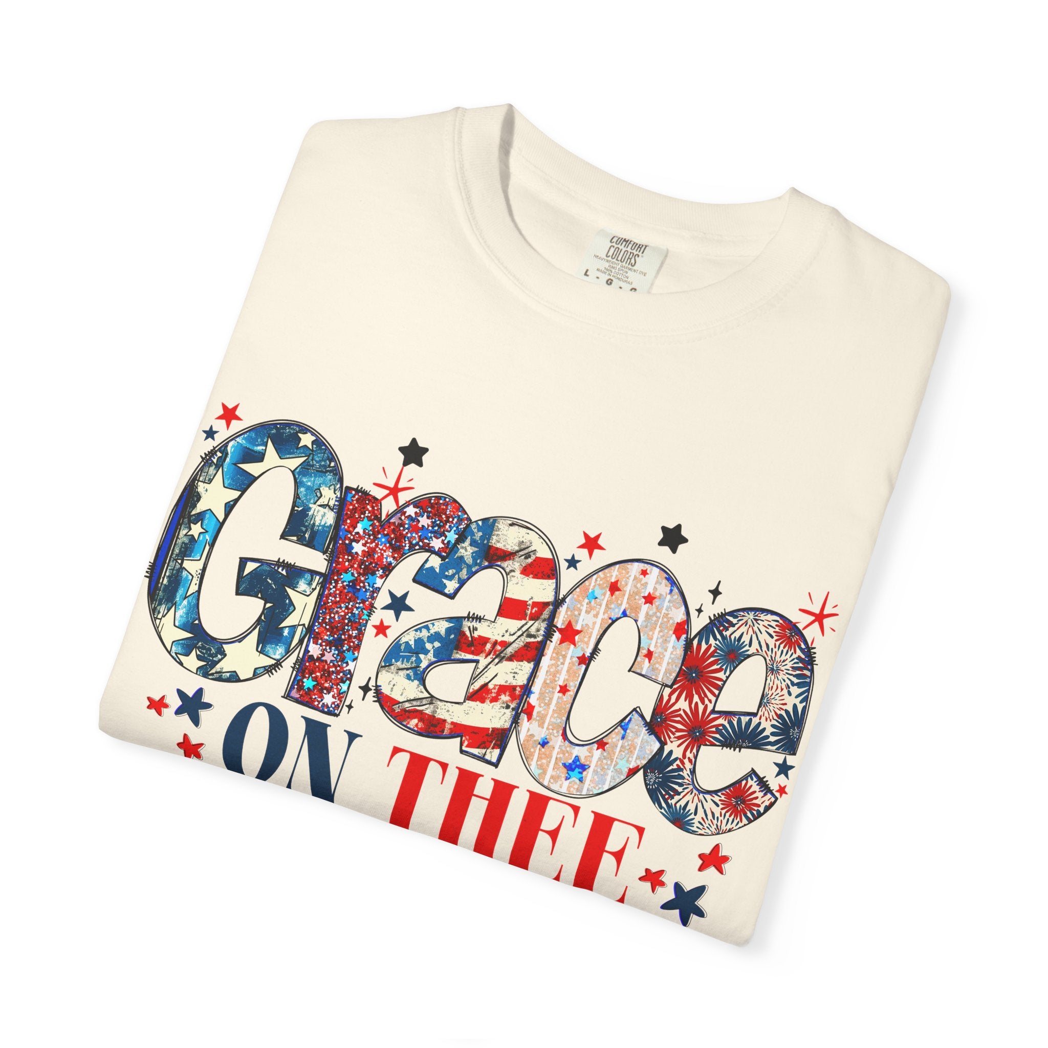 Grace On Thee Patriotic T-Shirt