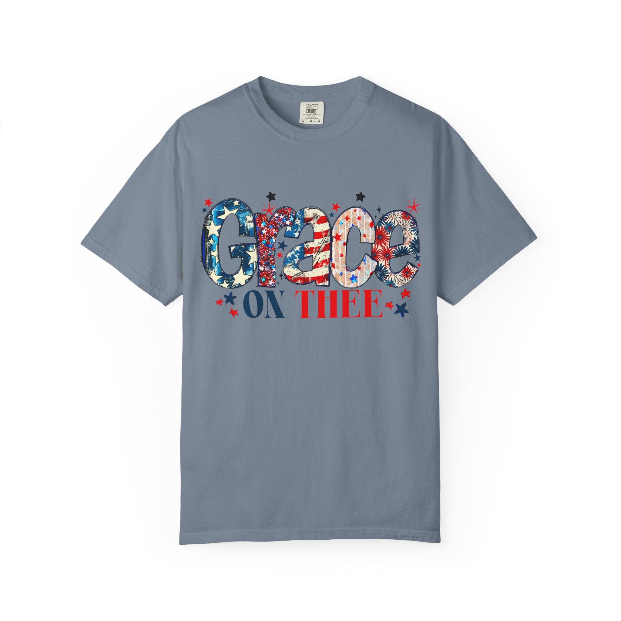 Grace On Thee Patriotic T-Shirt
