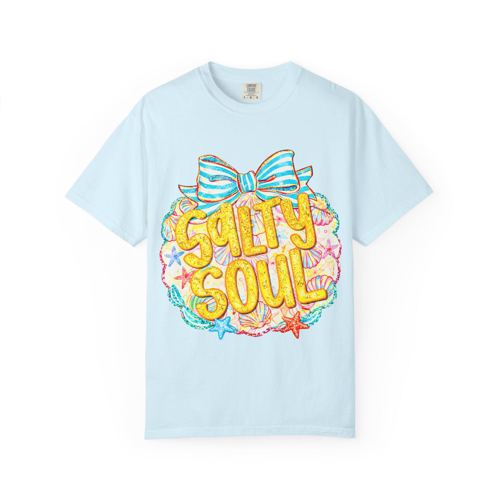 Salty Soul Beach Tee — Retro Nautical Graphic T-Shirt