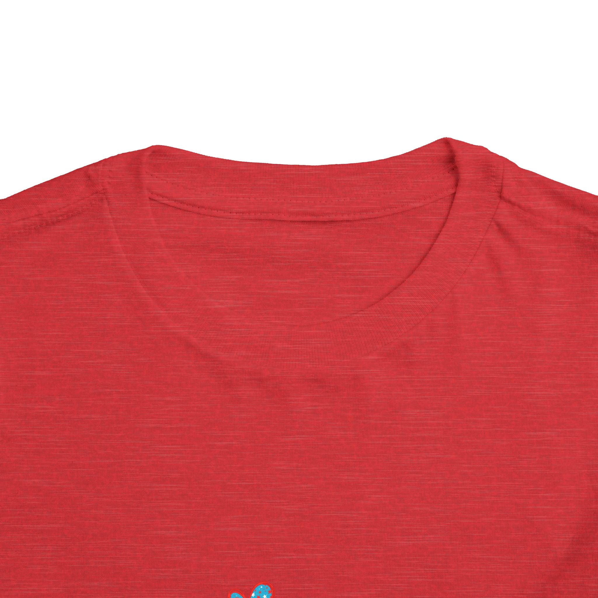 Toddler Tee — "SIS" Checkerboard RWB Graphic