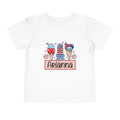 Patriotic Ice Cream Toddler Tee — Personalized "Arianna" 4th of July Shirt