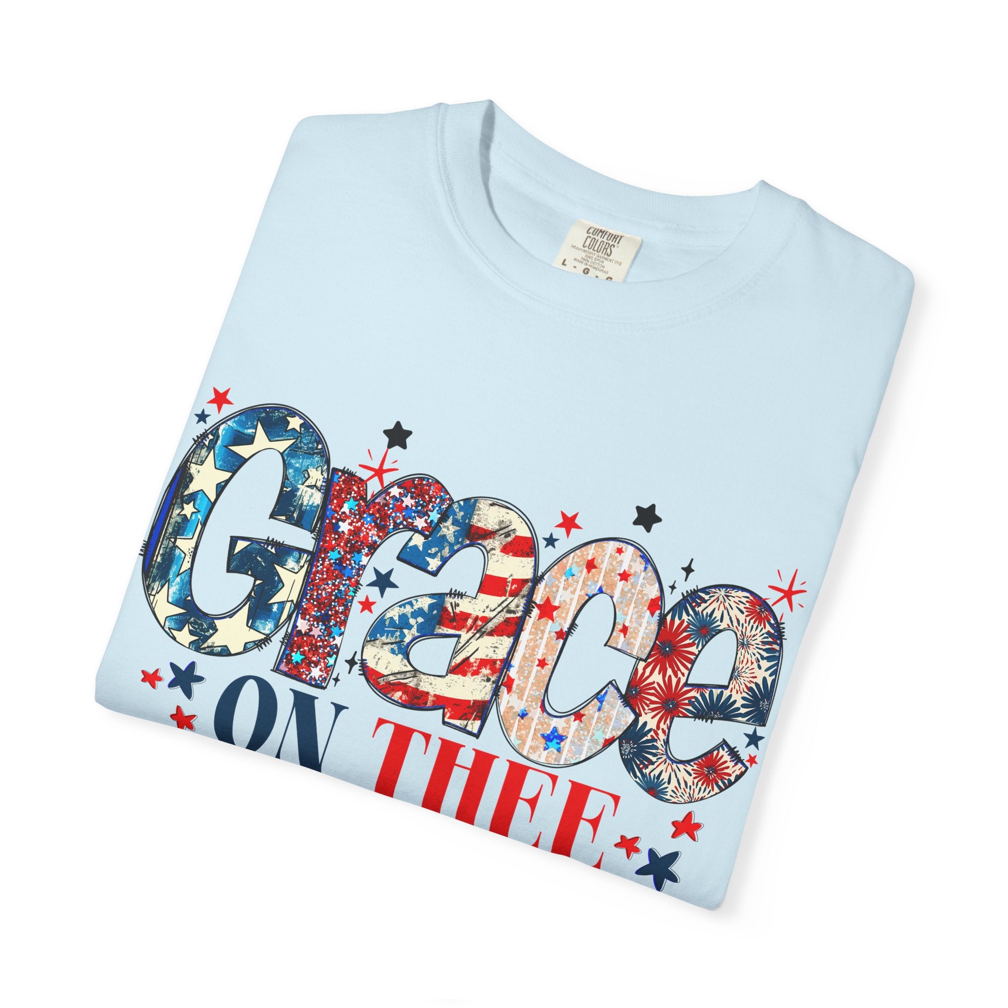 Grace On Thee Patriotic T-Shirt