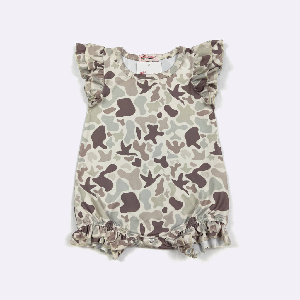 Muted Camo Baby Romper