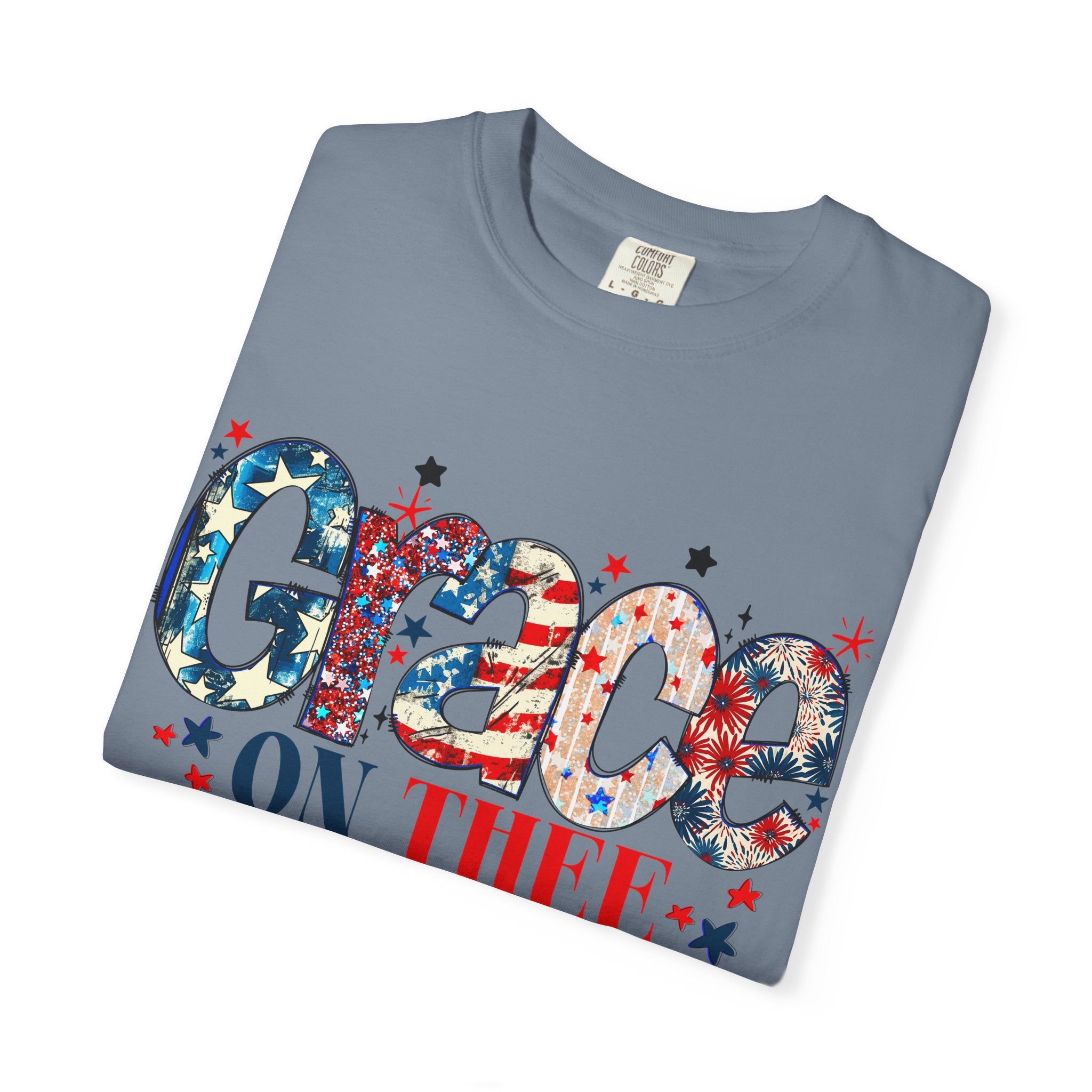 Grace On Thee Patriotic T-Shirt